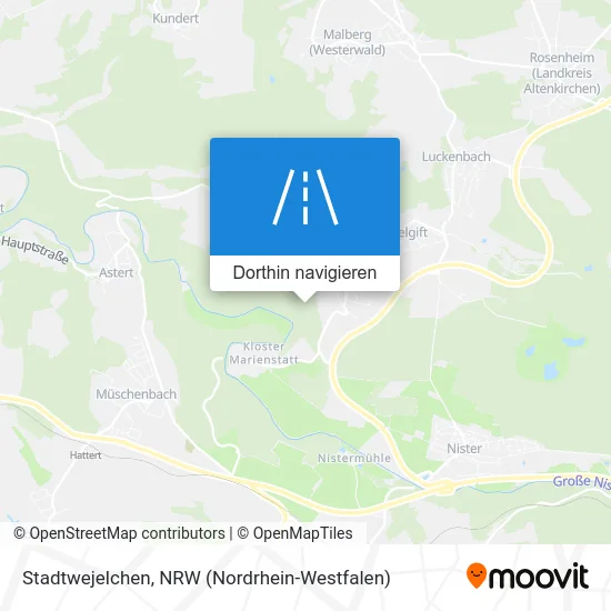 Stadtwejelchen Karte