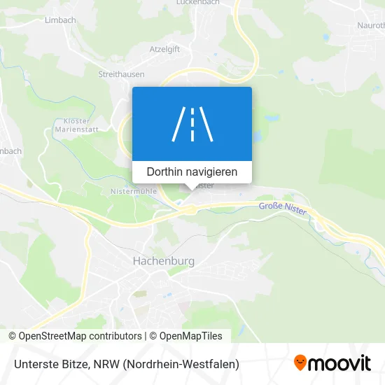 Unterste Bitze Karte