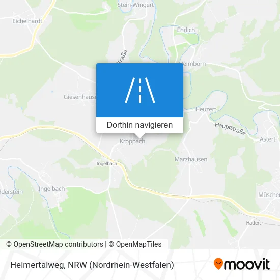 Helmertalweg Karte
