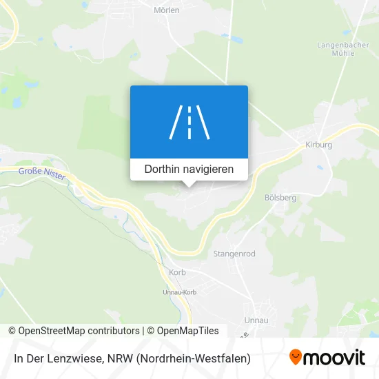 In Der Lenzwiese Karte