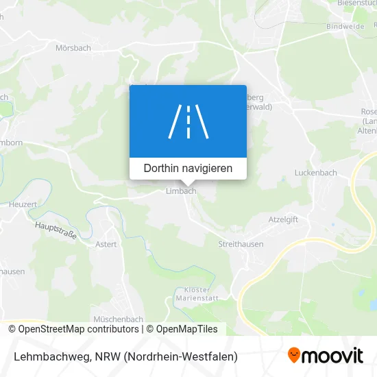 Lehmbachweg Karte
