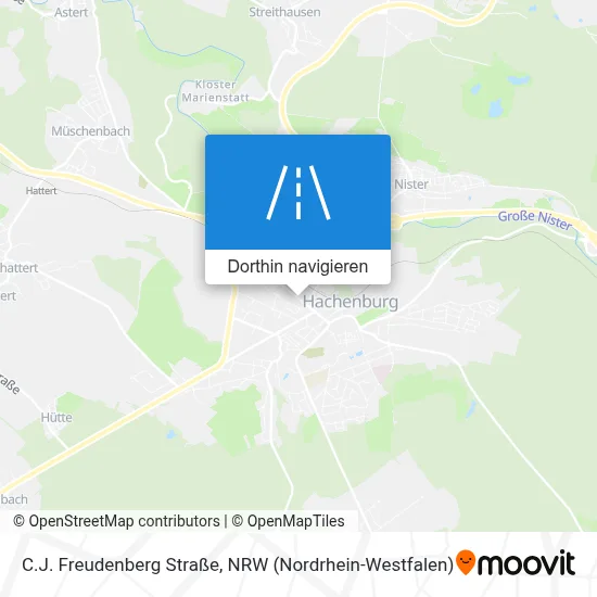 C.J. Freudenberg Straße Karte