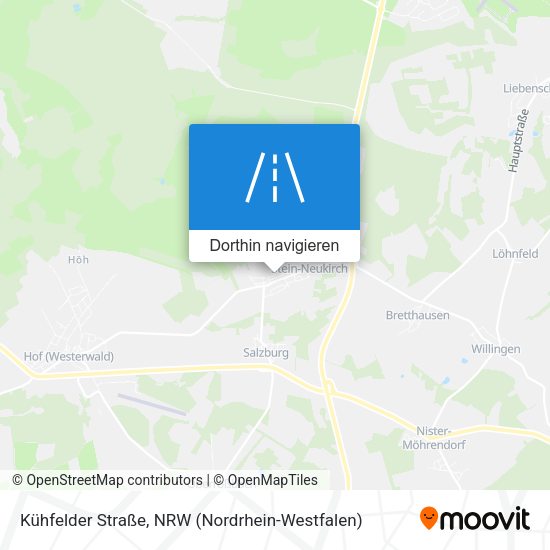 Kühfelder Straße Karte