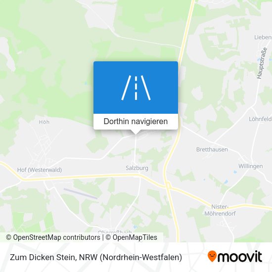 Zum Dicken Stein Karte