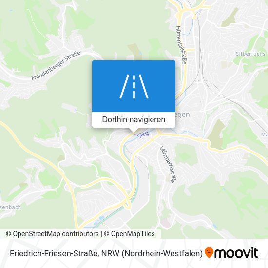 Friedrich-Friesen-Straße Karte