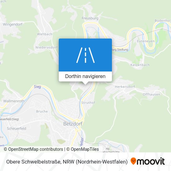 Obere Schwelbelstraße Karte