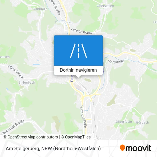 Am Steigerberg Karte