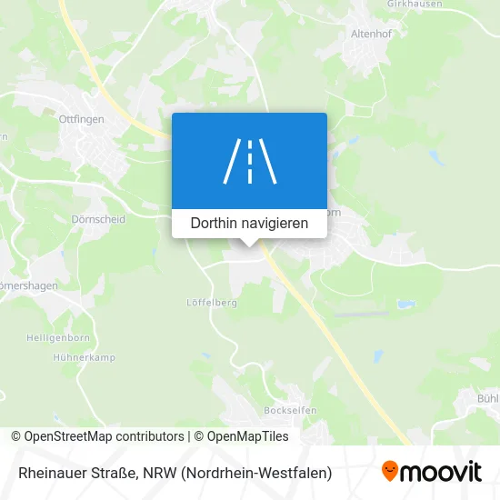 Rheinauer Straße Karte