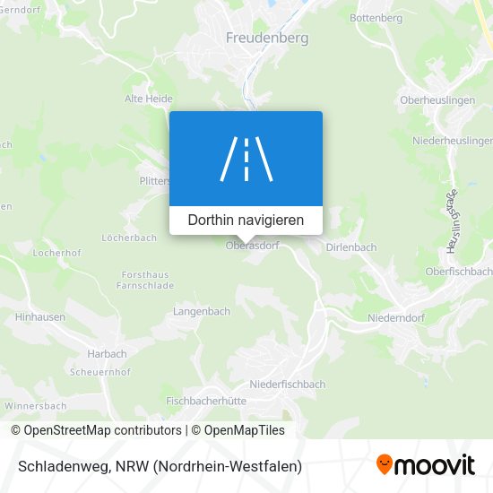 Schladenweg Karte