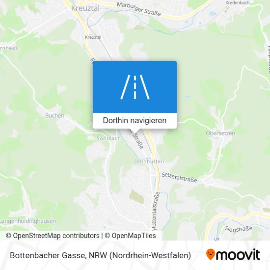 Bottenbacher Gasse Karte