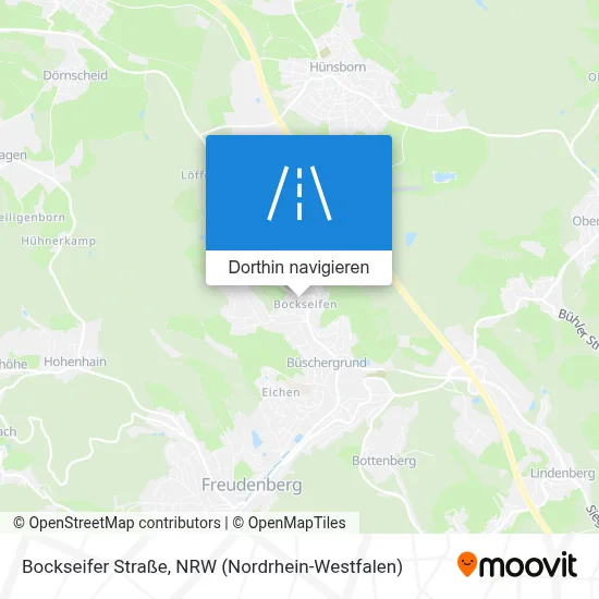 Bockseifer Straße Karte
