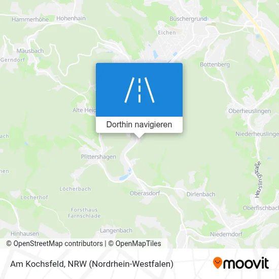 Am Kochsfeld Karte
