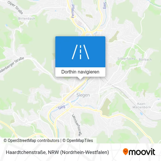 Haardtchenstraße Karte