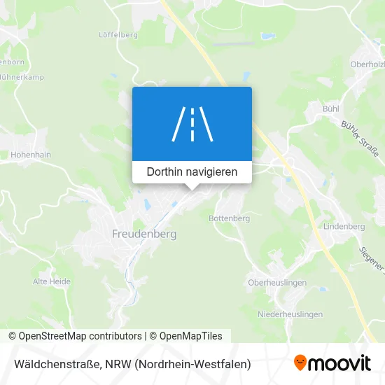 Wäldchenstraße Karte