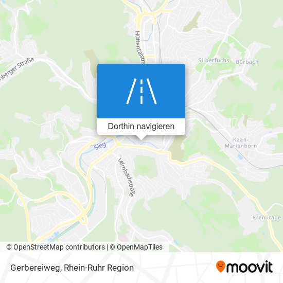 Gerbereiweg Karte