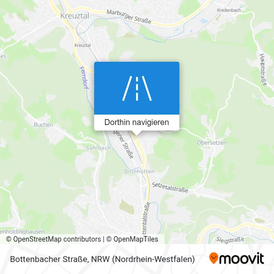 Bottenbacher Straße Karte