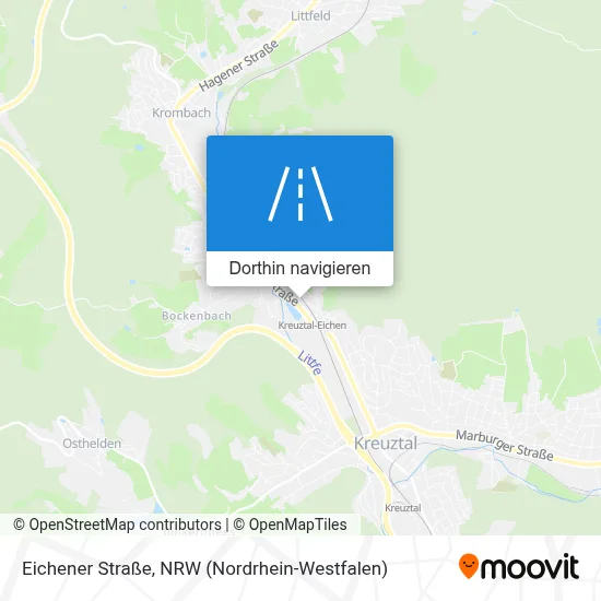 Eichener Straße Karte