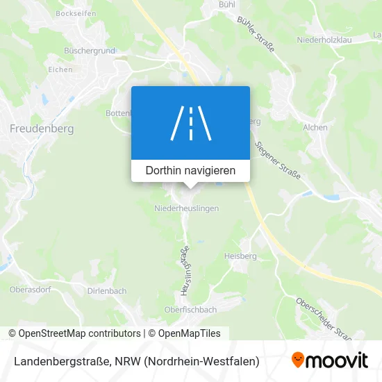 Landenbergstraße Karte