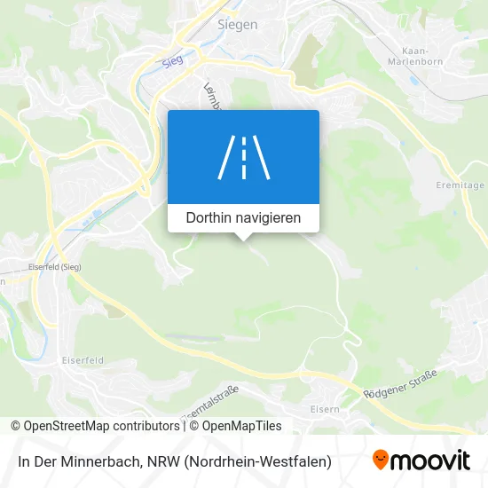 In Der Minnerbach Karte