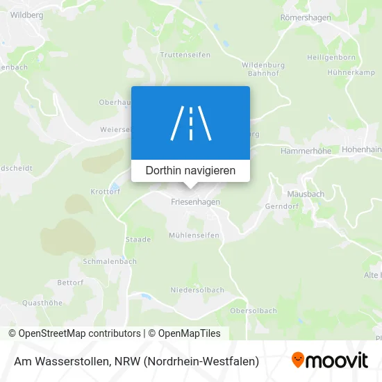 Am Wasserstollen Karte