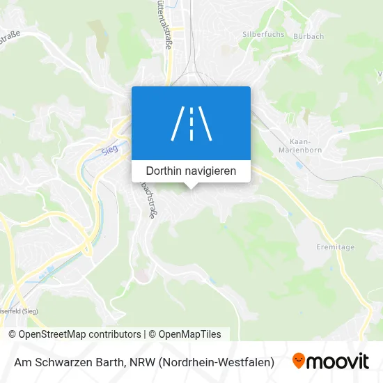 Am Schwarzen Barth Karte