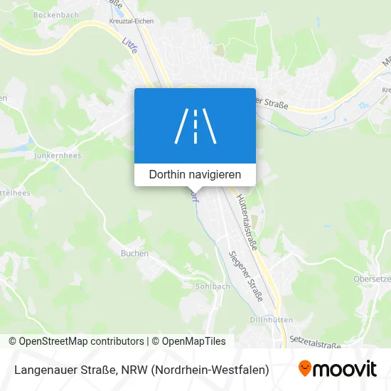 Langenauer Straße Karte