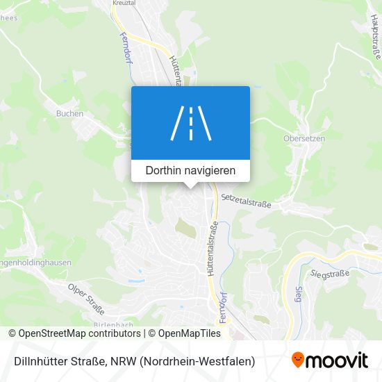 Dillnhütter Straße Karte