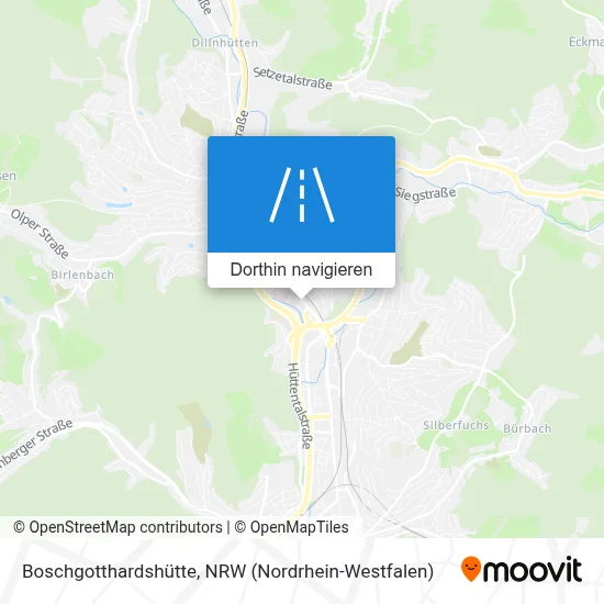 Boschgotthardshütte Karte