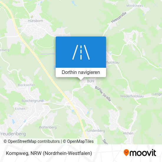 Kompweg Karte