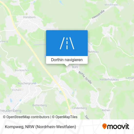 Kompweg Karte