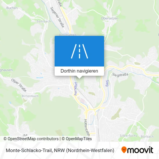 Monte-Schlacko-Trail Karte