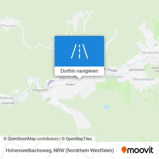 Hohenseelbachsweg Karte