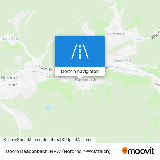 Obere Daadenbach Karte