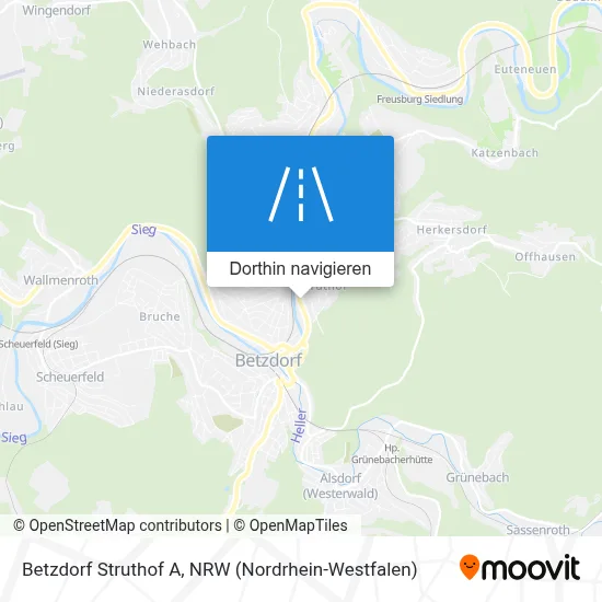 Betzdorf Struthof A Karte