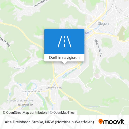 Alte-Dreisbach-Straße Karte