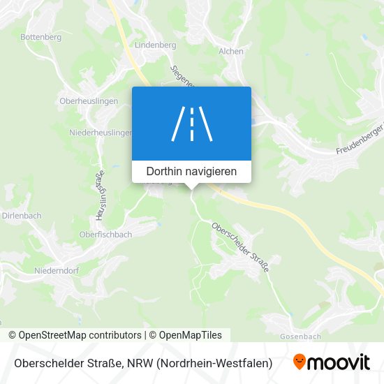 Oberschelder Straße Karte