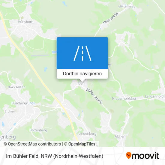 Im Bühler Feld Karte