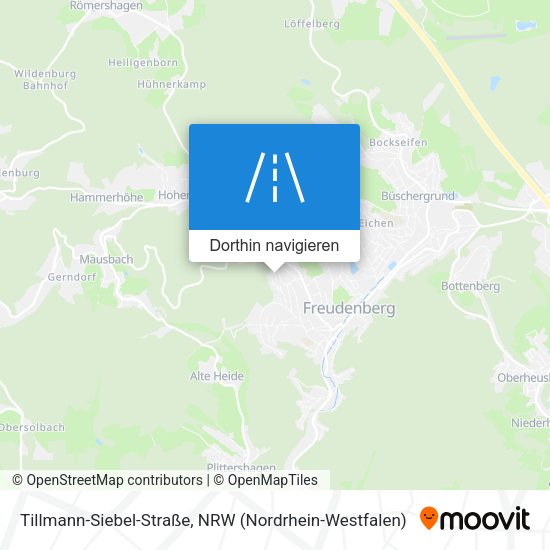 Tillmann-Siebel-Straße Karte