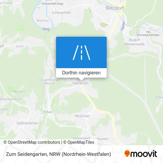 Zum Seidengarten Karte