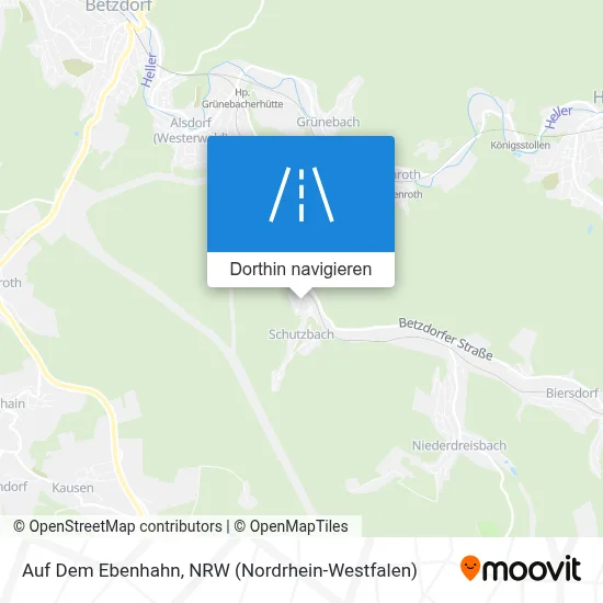 Auf Dem Ebenhahn Karte