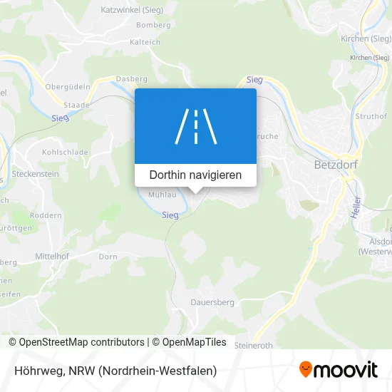 Höhrweg Karte