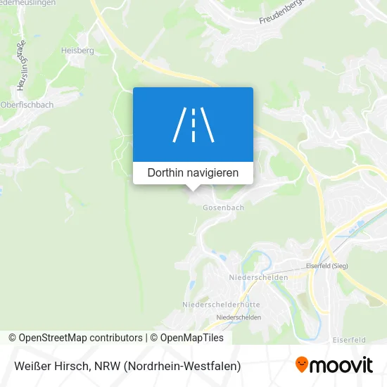 Weißer Hirsch Karte