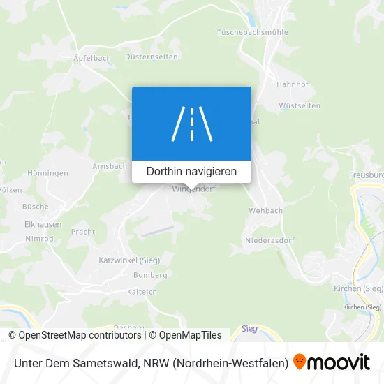 Unter Dem Sametswald Karte