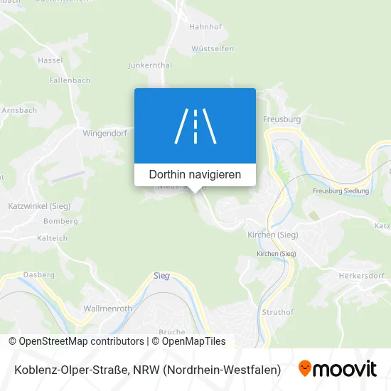 Koblenz-Olper-Straße Karte