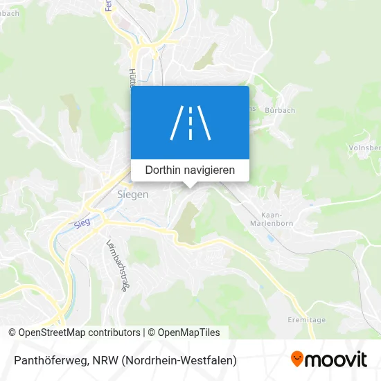 Panthöferweg Karte
