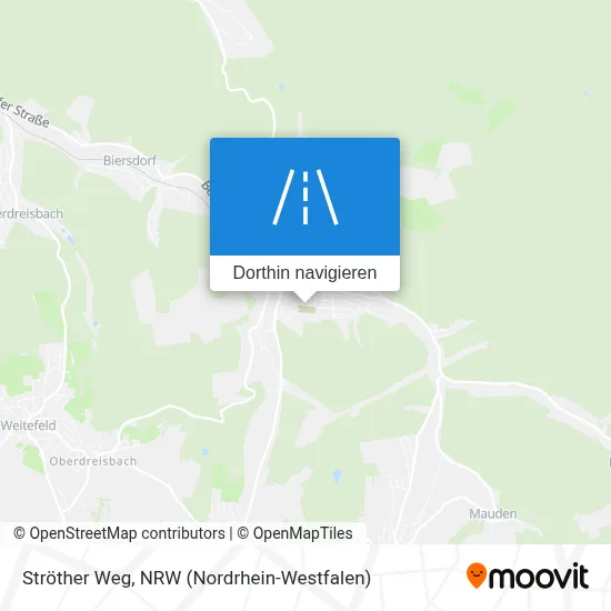 Ströther Weg Karte