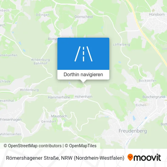 Römershagener Straße Karte