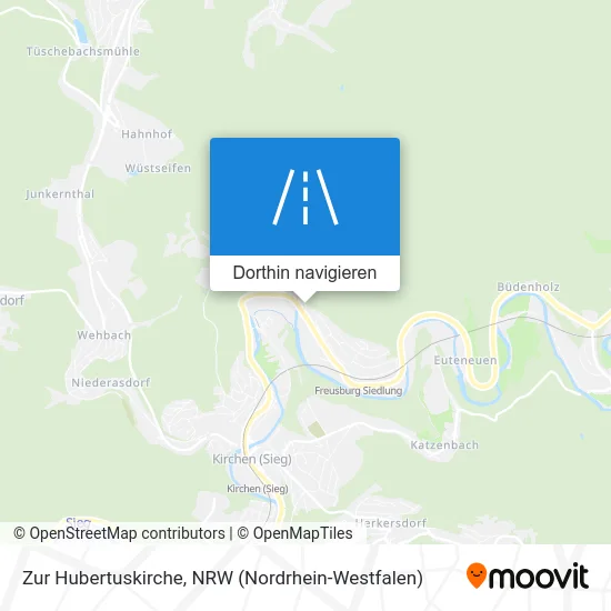 Zur Hubertuskirche Karte