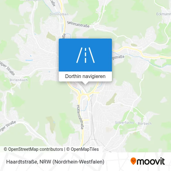 Haardtstraße Karte