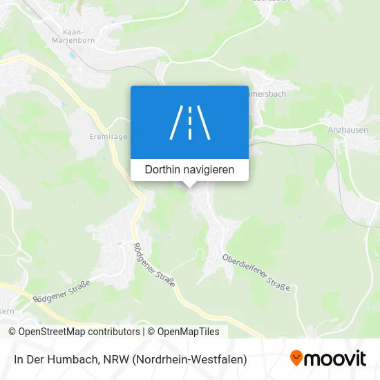 In Der Humbach Karte